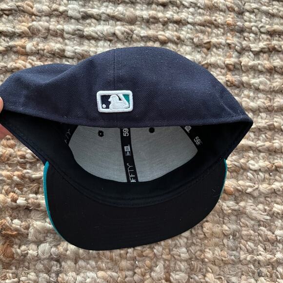 New Era-Seattle Mariners-Authentic Collection Alt 59FIFTY Fitted-NWOT-7 1/2 - Picture 5 of 6